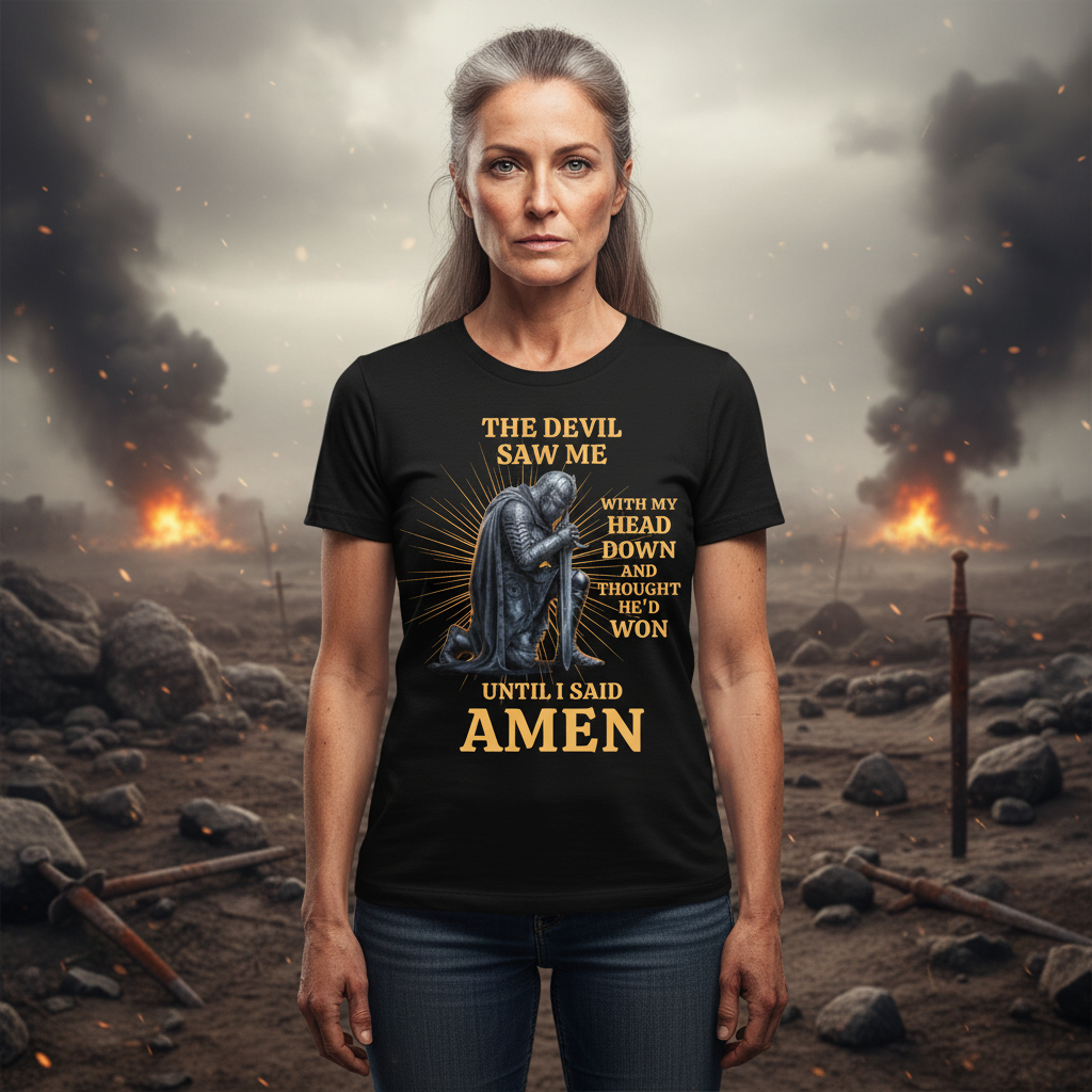 The devil saw me with my head down until I said Amen (2)