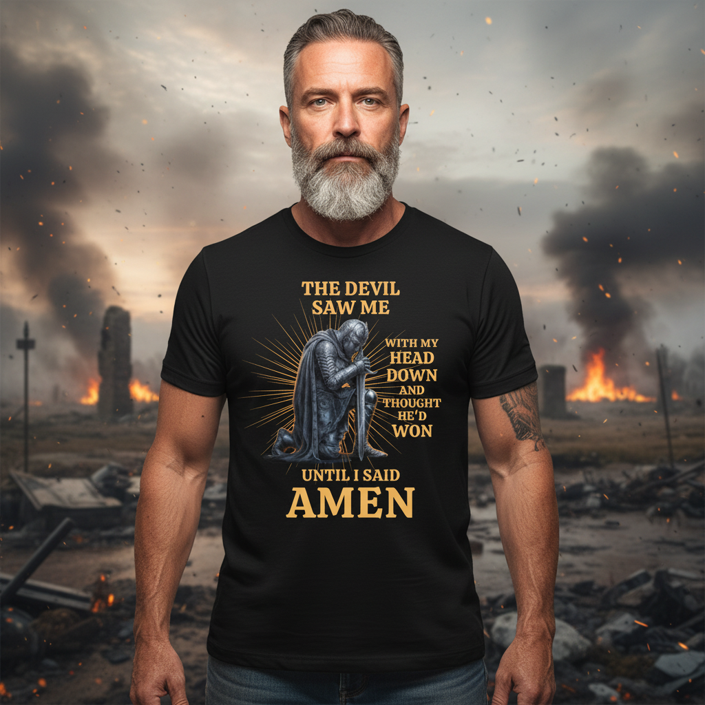 The devil saw me with my head down until I said Amen (2)
