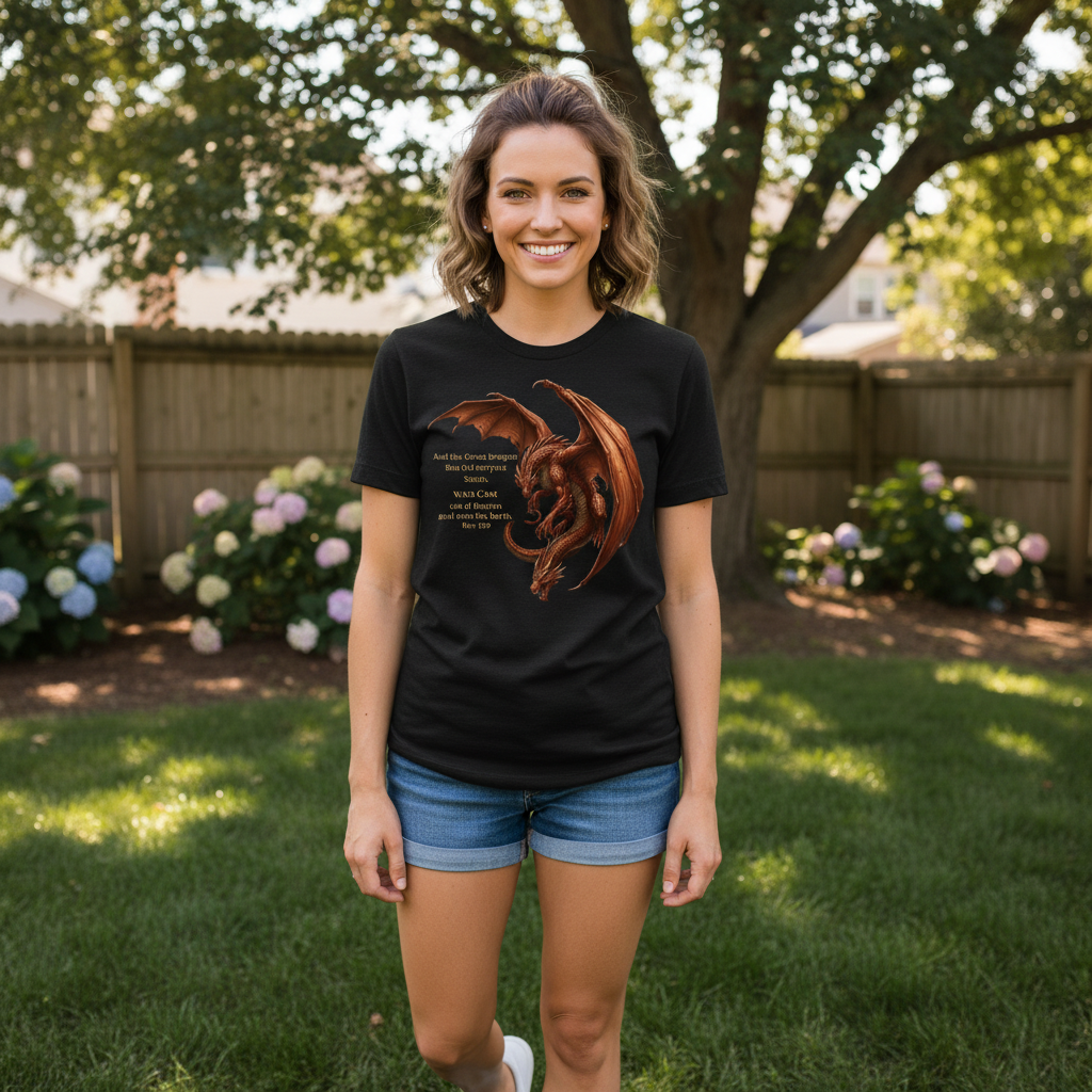And that great dragon that old serpent Satan Premium Crewneck T-shirt