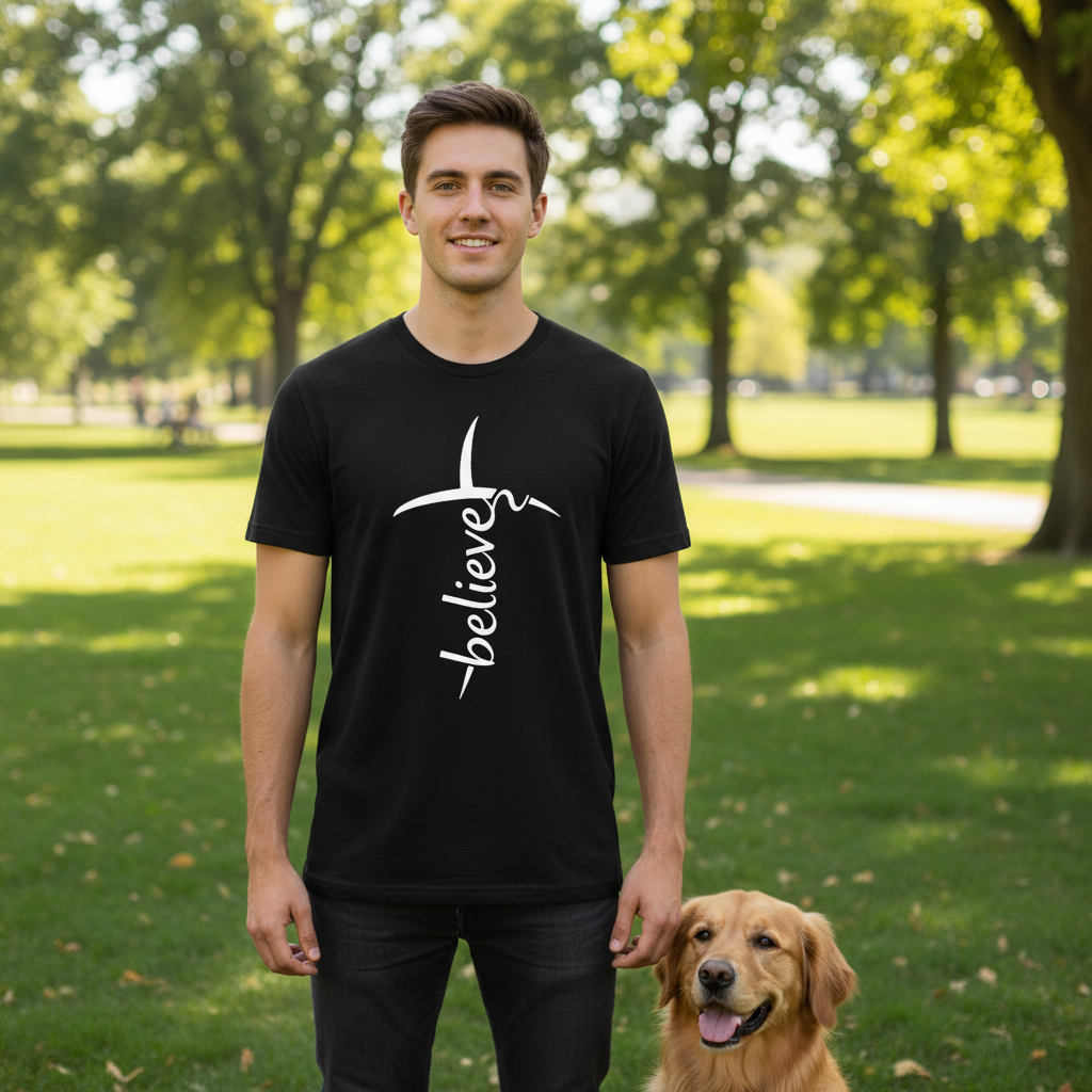 Believe Premium Unisex Crewneck T-shirt | Bella + Canvas 3001