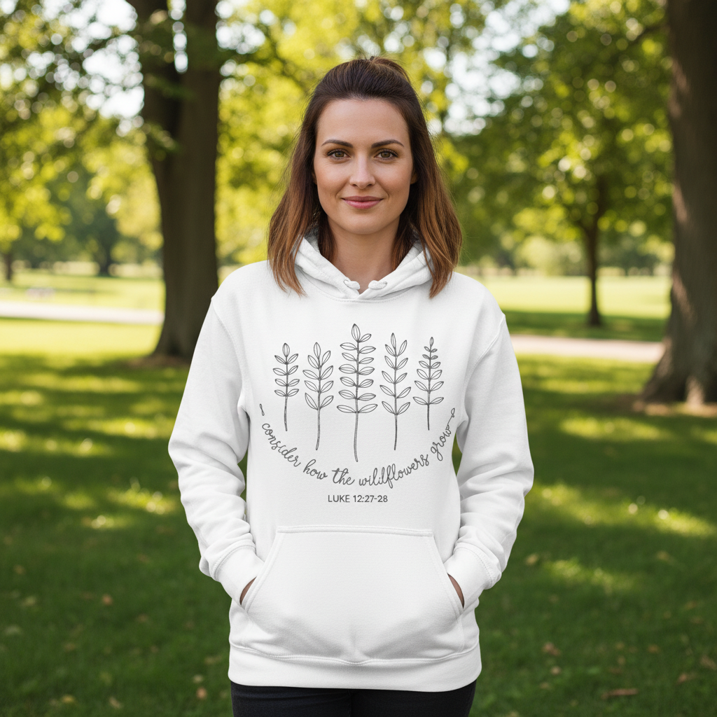 Consider the wildflowers Classic Unisex Pullover Hoodie | Gildan® 18500
