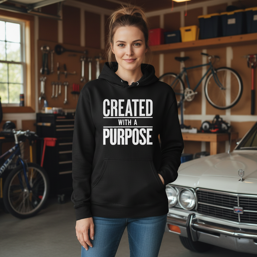 Created with a purpose Pullover Hoodie