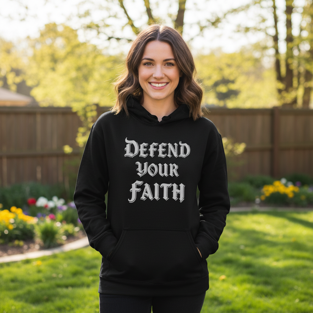 Defend your faith Unisex Pullover Hoodie