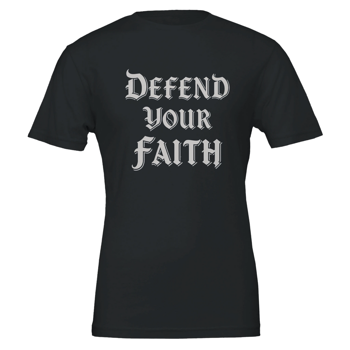 Defend your faith (1) Premium Unisex Crewneck T-shirt