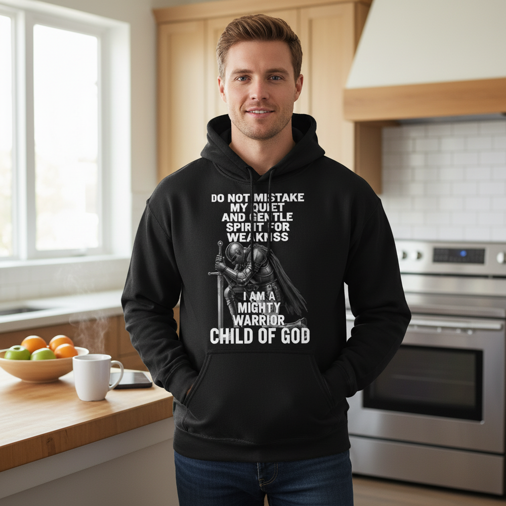 Do not mistake my quiet and gentle spirit for weakness Premium Pullover Hoodie