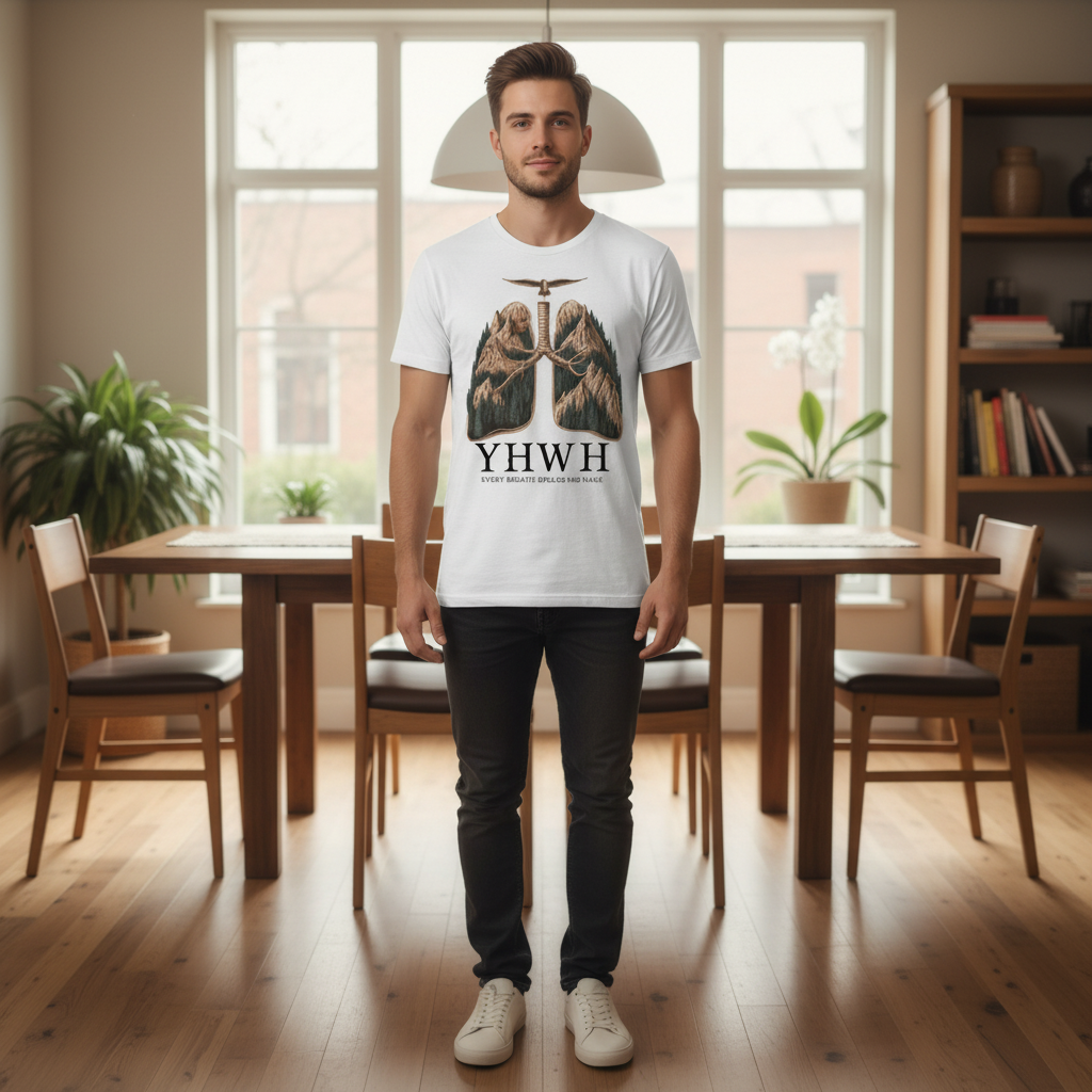 Every Breath Speaks His Name Premium Unisex Crewneck T-shirt | Bella + Canvas 3001