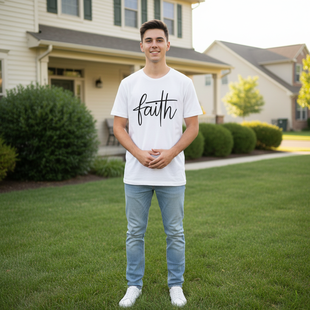 Faith Premium Crewneck T-shirt