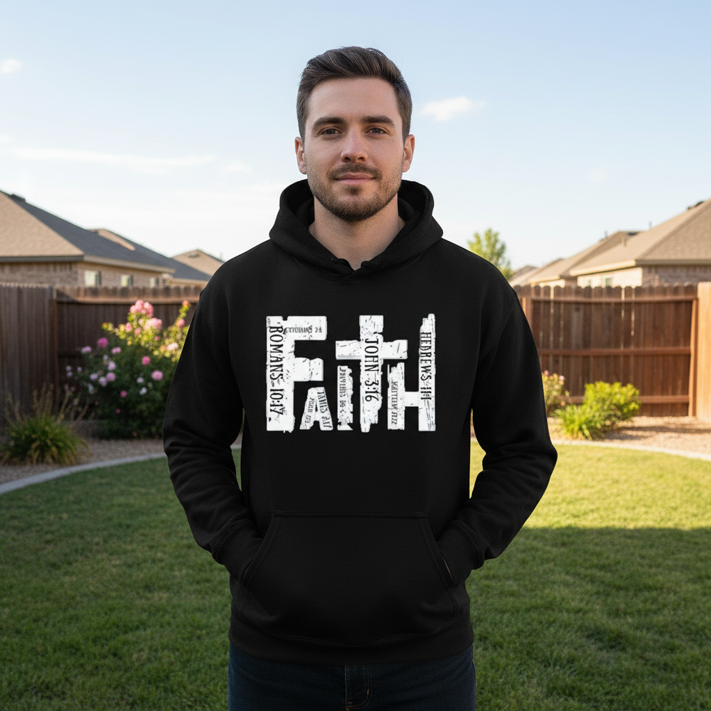 Faith (3) Classic Unisex Pullover Hoodie | Gildan® 18500