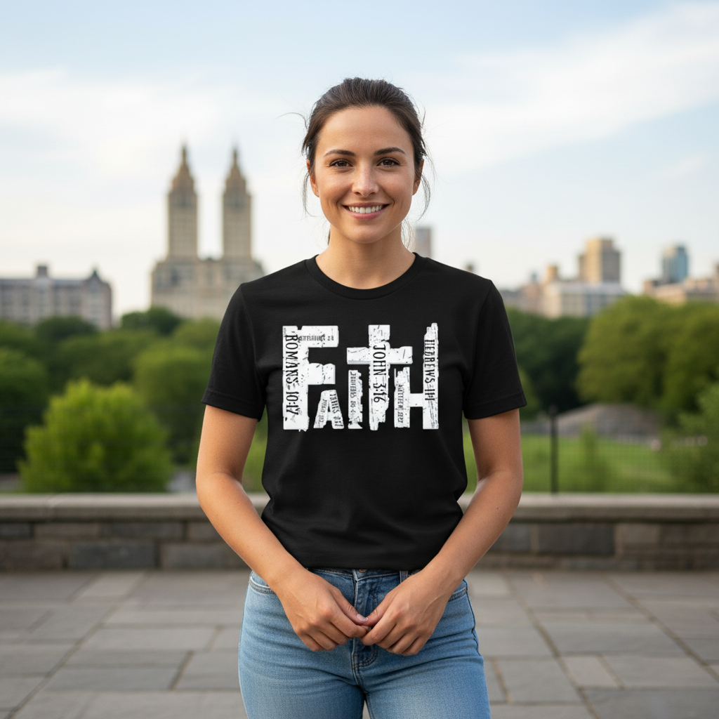 Faith (3) Premium Crewneck T-shirt