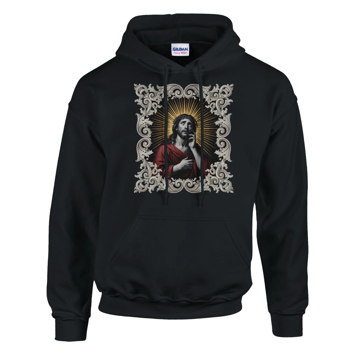 Framed Jesus Unisex Pullover Hoodie