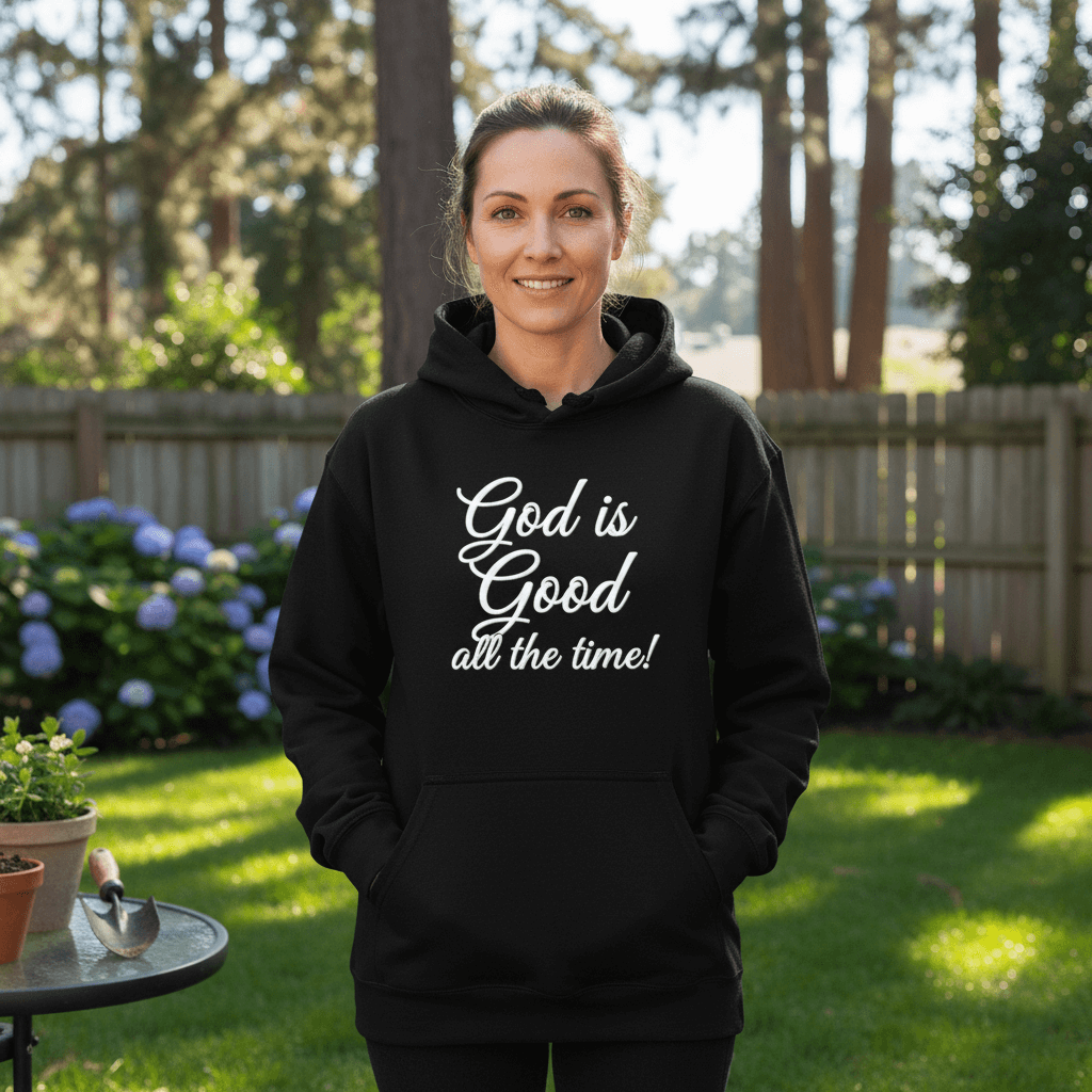 God is good all the time Premium Pullover Hoodie