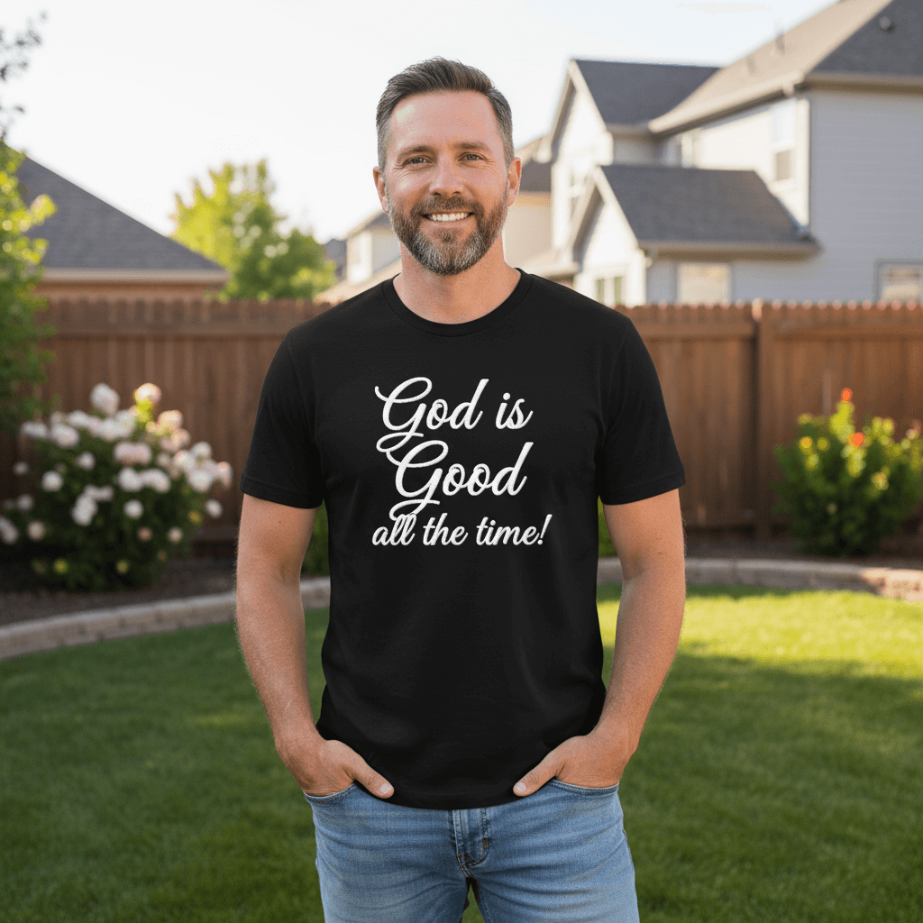 God is good all the time Premium Crewneck T-shirt