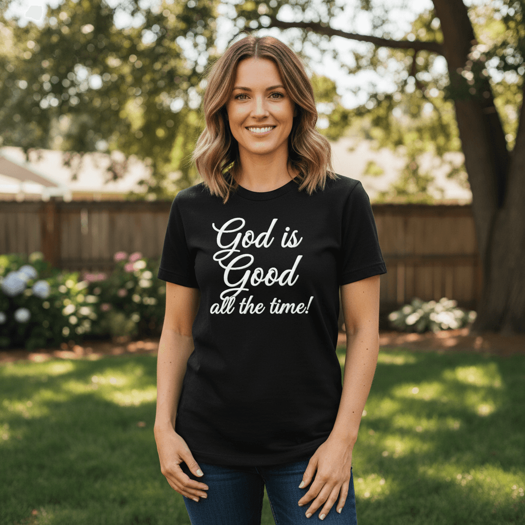 God is good all the time Premium Crewneck T-shirt