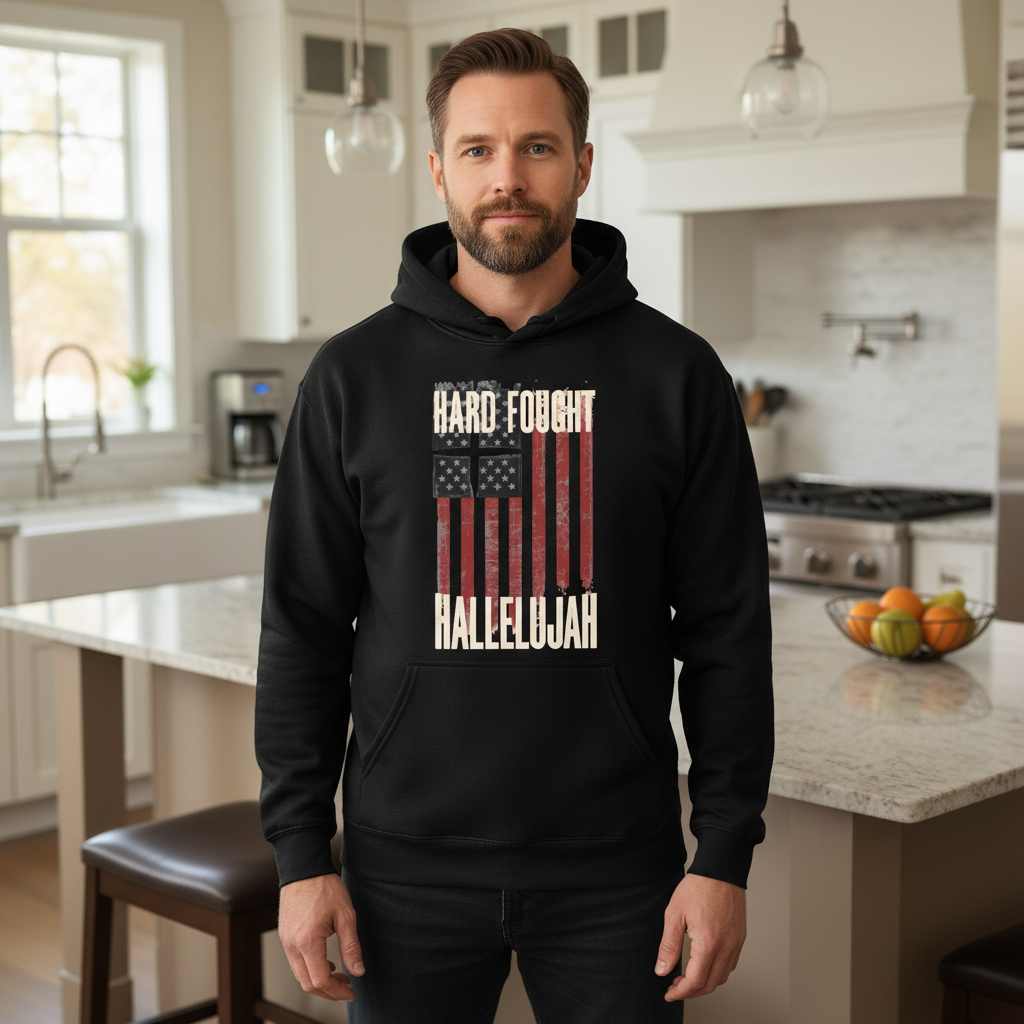 Hard Fought Hallelujah Classic Unisex Pullover Hoodie