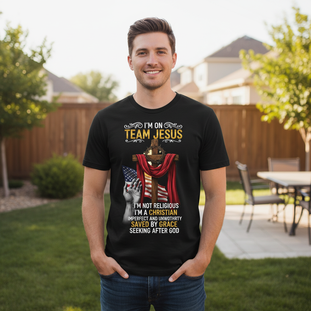 I'm on team Jesus Premium Unisex Crewneck T-shirt