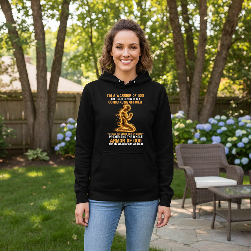 I'm a warrior of God Premium Pullover Hoodie