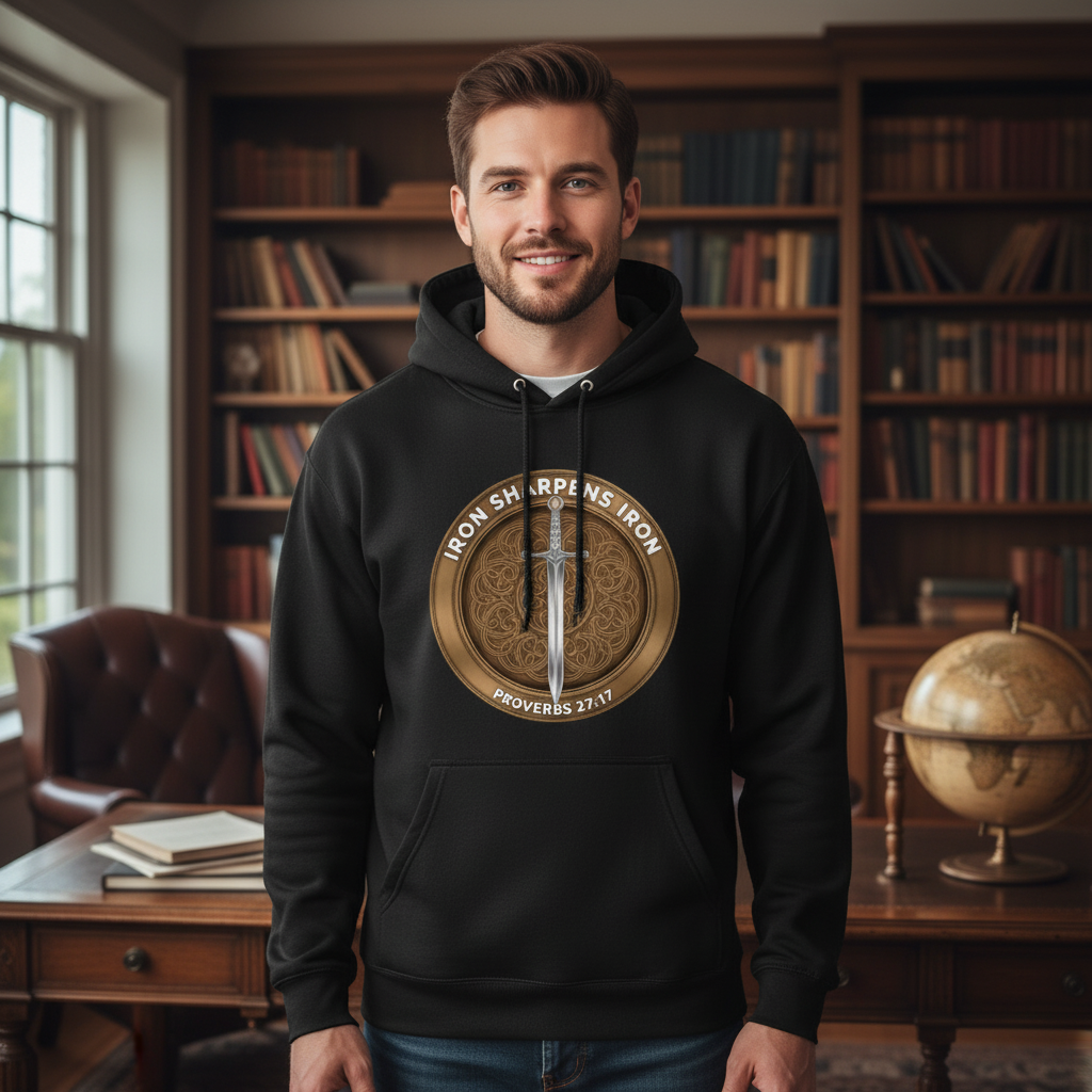 Iron sharpens Iron Premium Pullover Hoodie