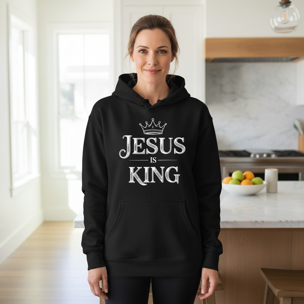 Jesus is king (1) Pullover Hoodie