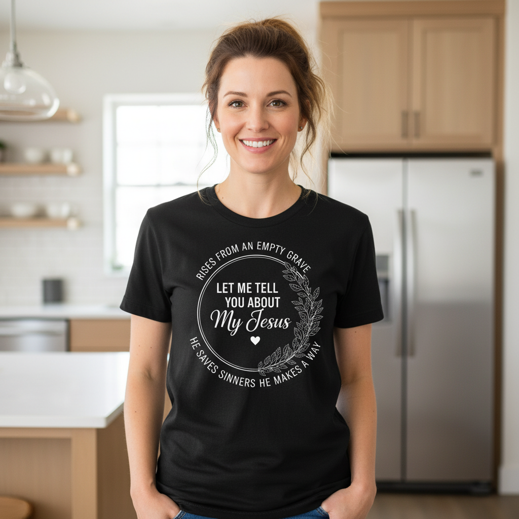 Let me tell you about my Jesus Premium Crewneck T-shirt