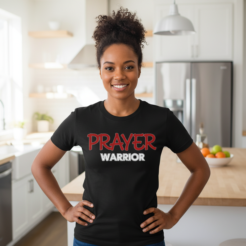 Prayer warrior Premium Crewneck T-shirt