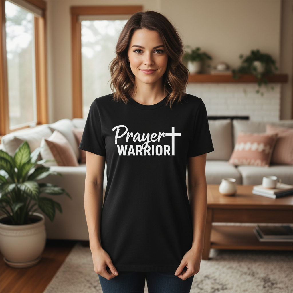Prayer warrior (1) Premium Crewneck T-shirt