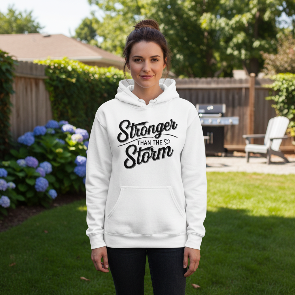 Stronger than the storm Premium Pullover Hoodie