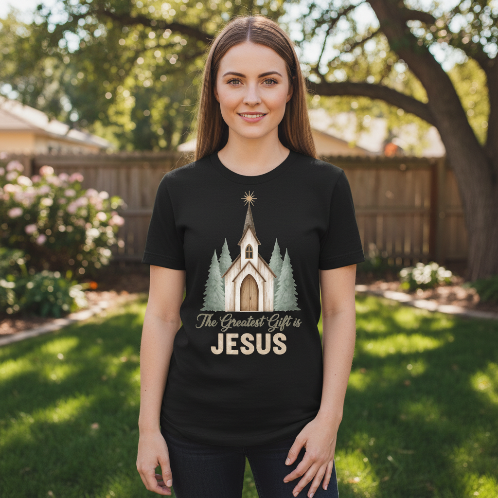The greatest gift is Jesus Premium Crewneck T-shirt