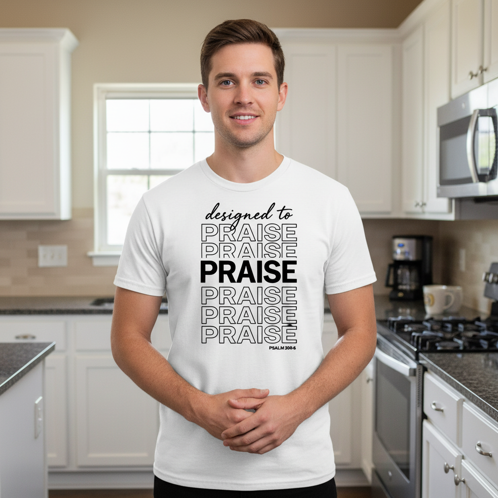 Designed to praise Premium Crewneck T-shirt