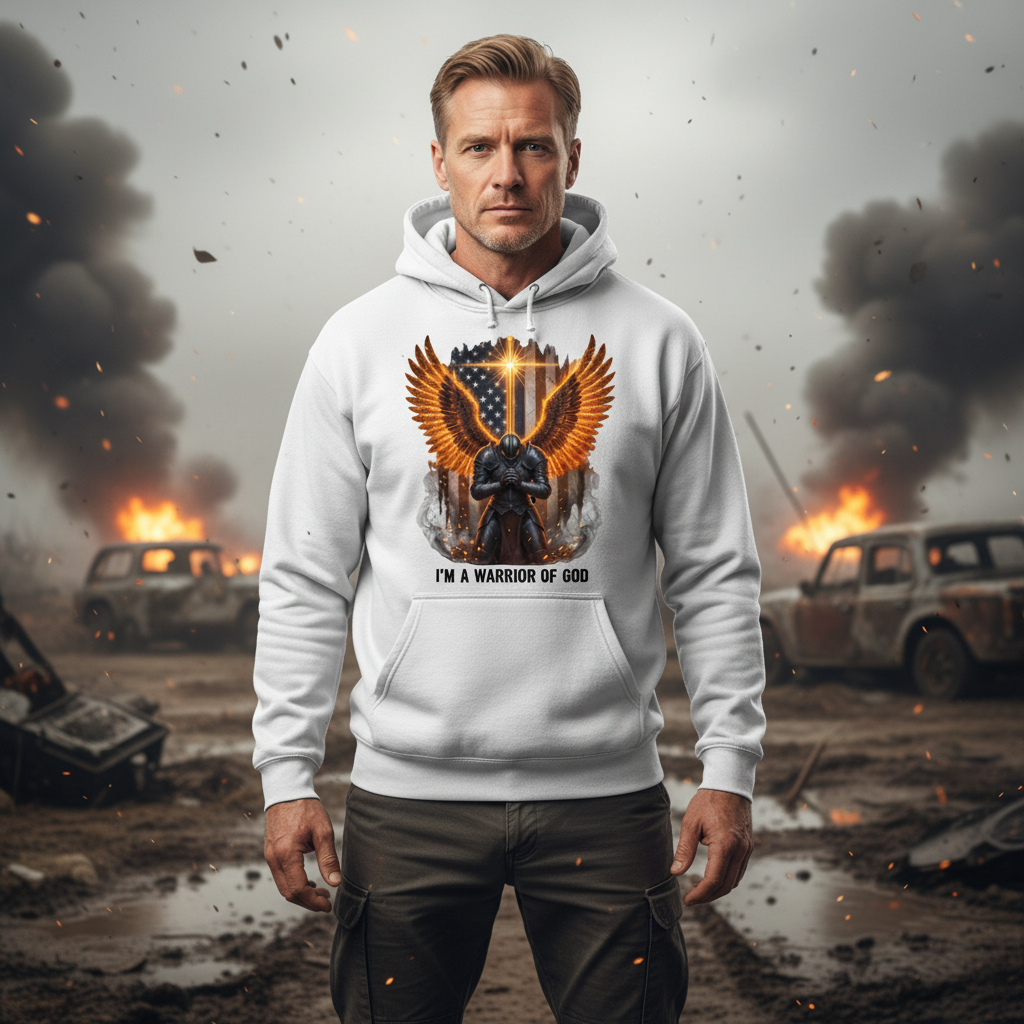 I'm a warrior of God Unisex Pullover Hoodie