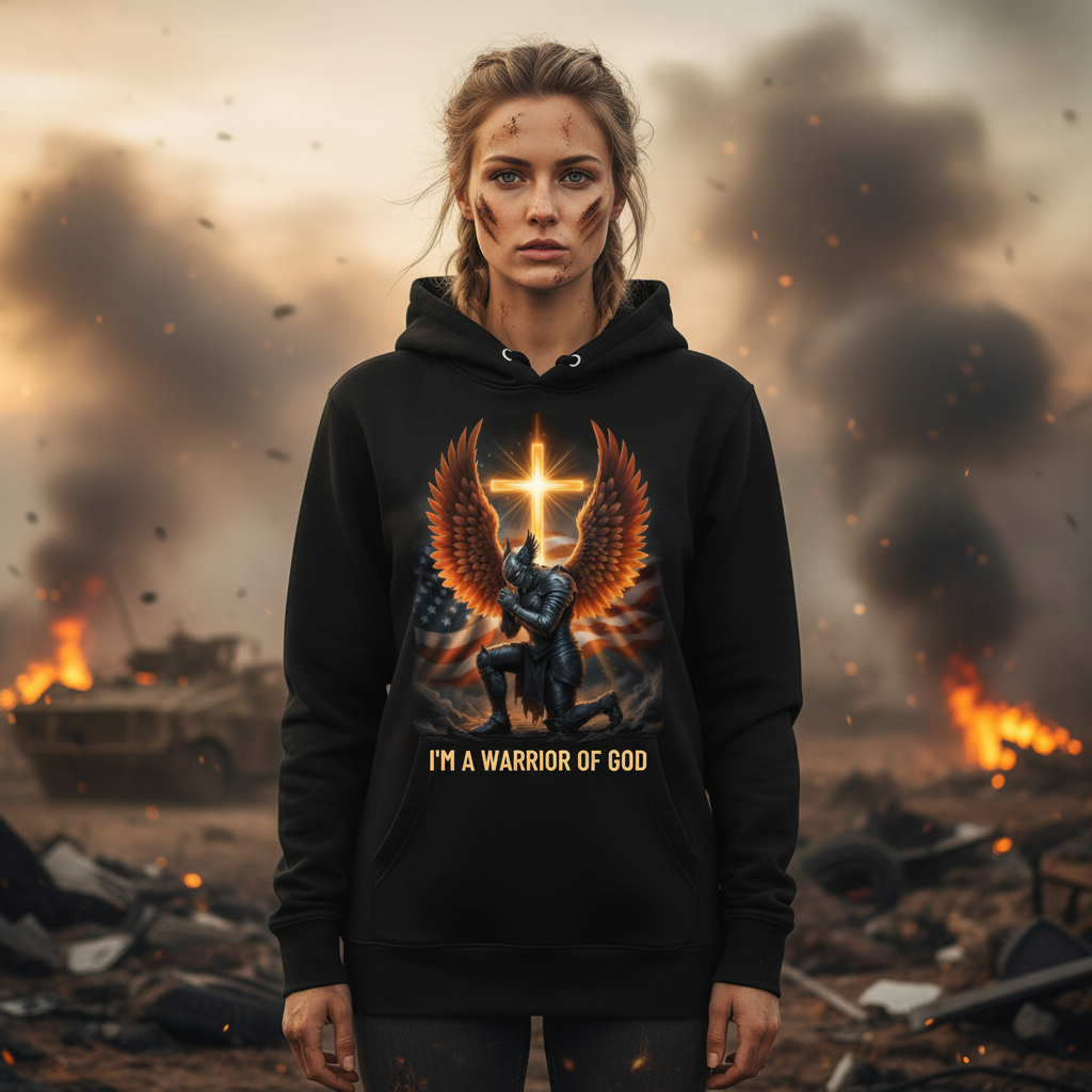 I'm a warrior of God Premium Pullover Hoodie