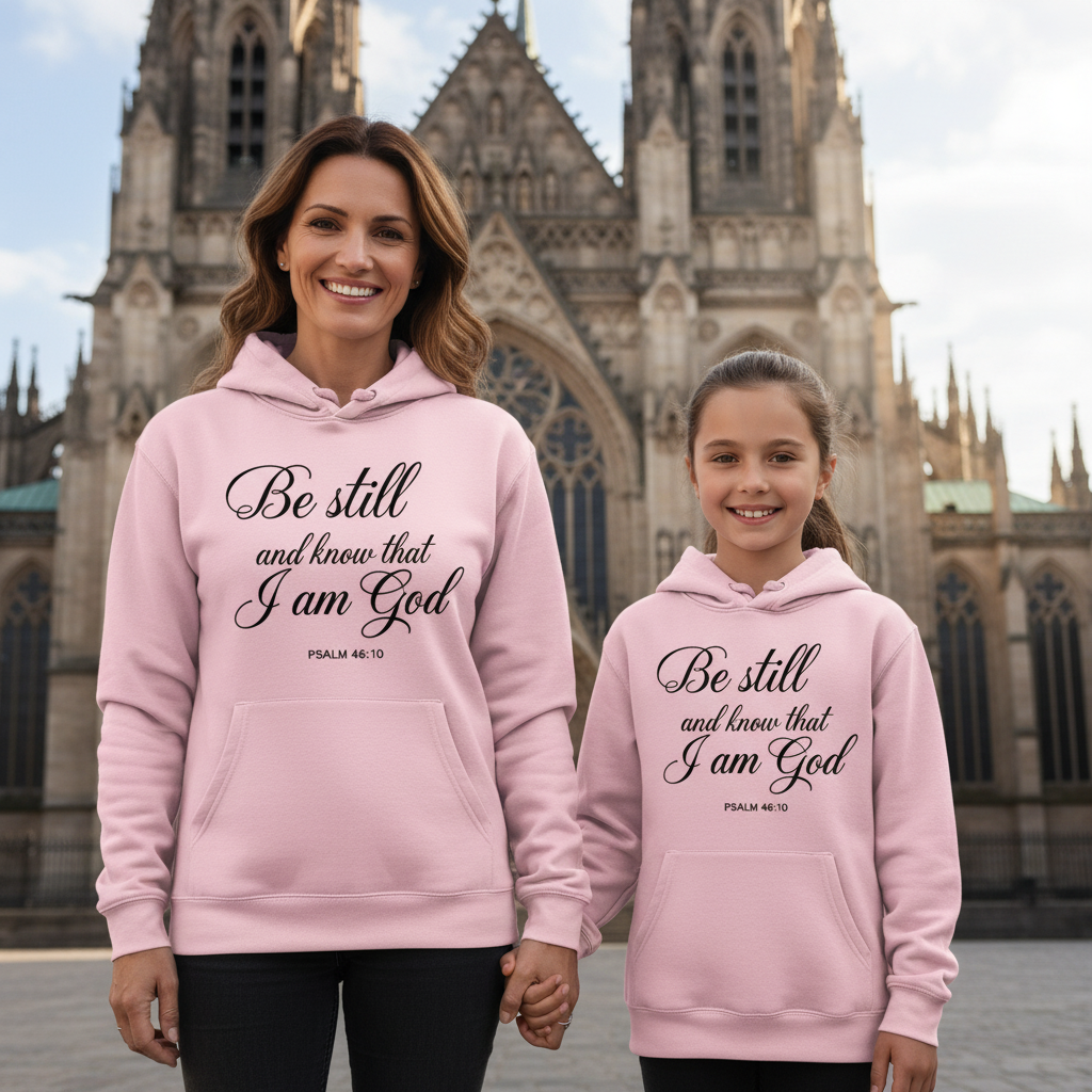 Be Still and Know That I Am God Premium Pullover Hoodie