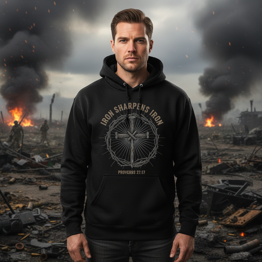 Iron sharpens Iron Premium Pullover Hoodie