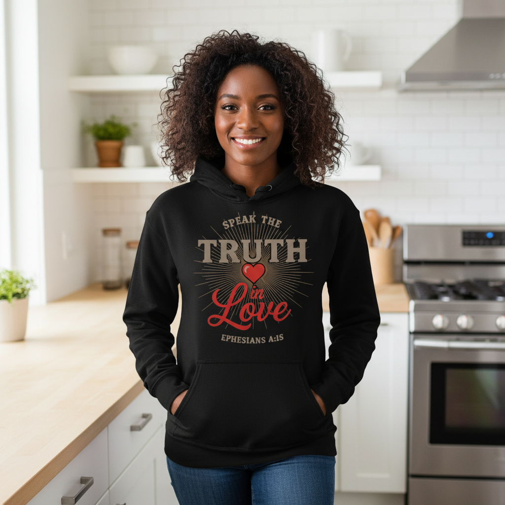 Speak the truth in love Premium Pullover Hoodie