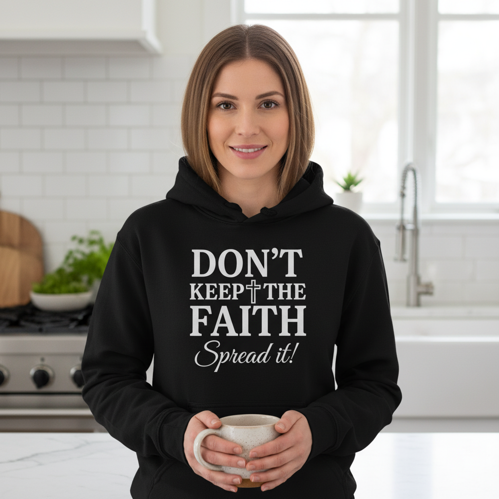 Don't keep the faith spread it Premium Pullover Hoodie