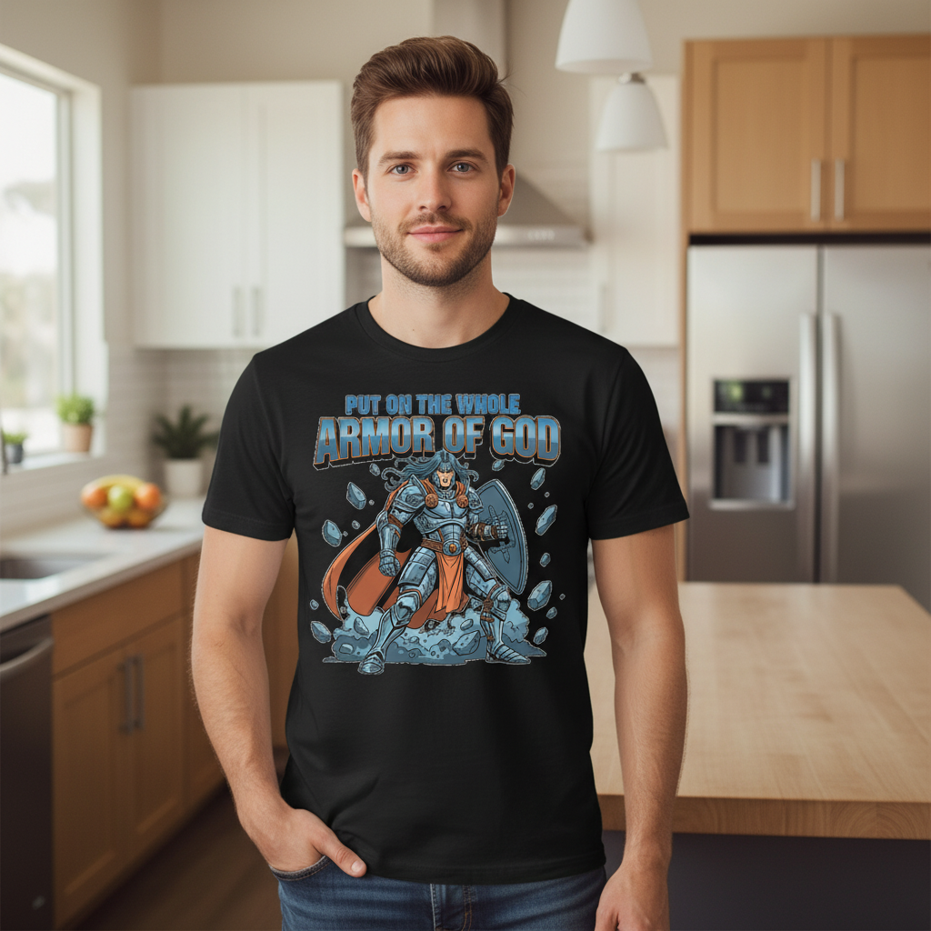 Put on the whole armor of God Premium Crewneck T-shirt