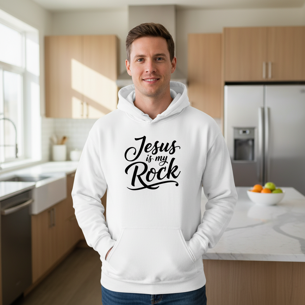 Jesus is my rock Premium Pullover Hoodie