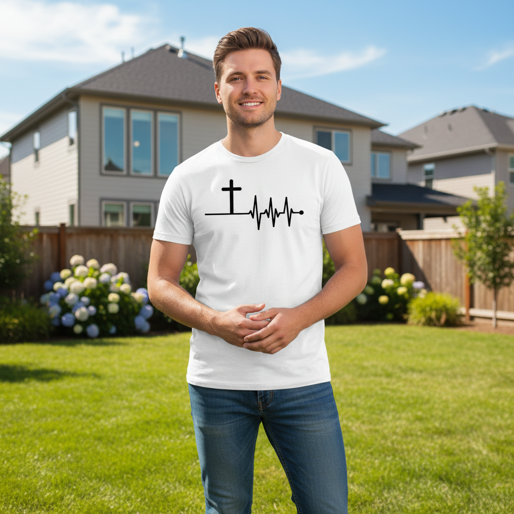 Heartbeat Premium Crewneck T-shirt