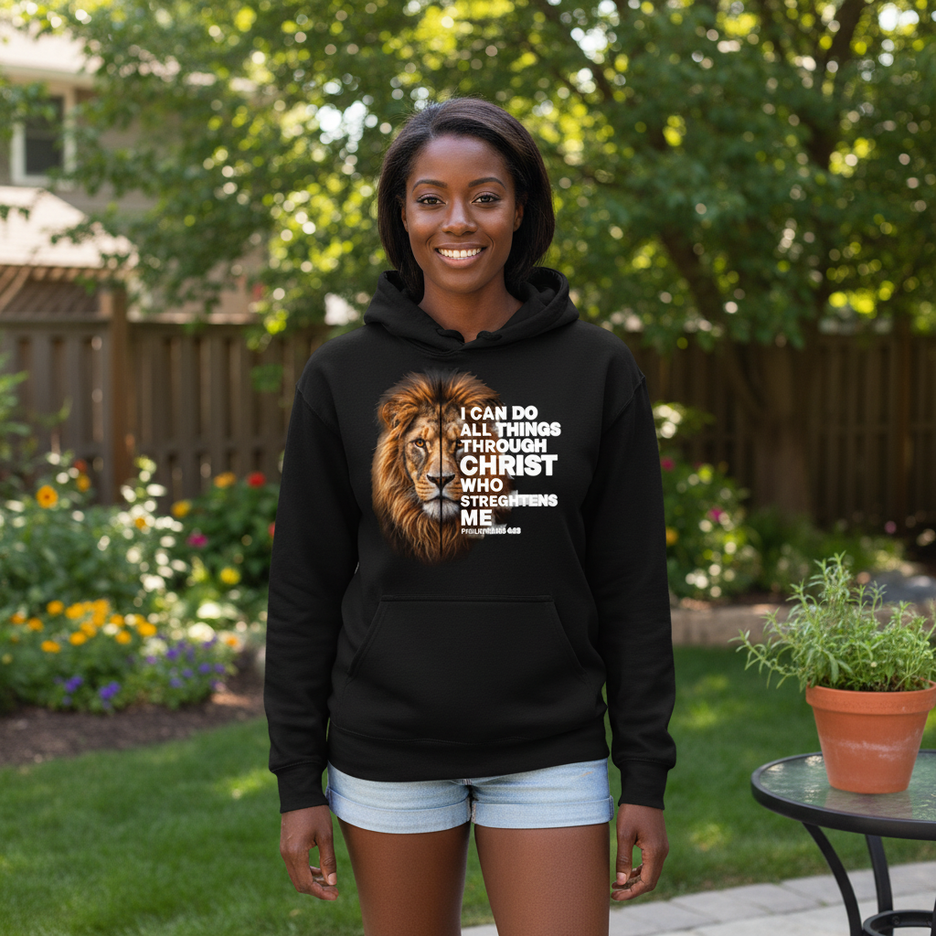 I can do all things through Christ who strengthens me Premium Pullover Hoodie