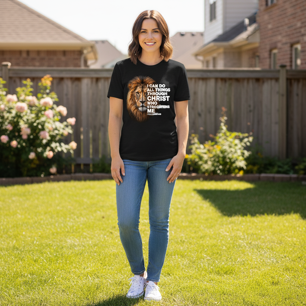 I can do all things through Christ who strengthens me Premium Crewneck T-shirt