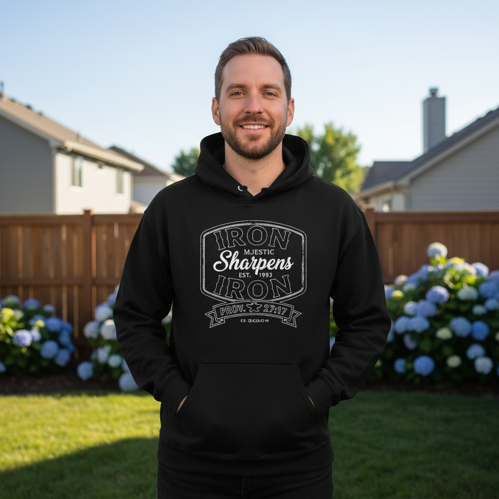 Iron sharpens Iron Premium Pullover Hoodie