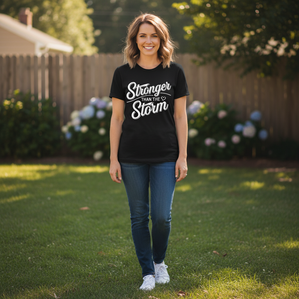 Stronger than the storm Premium Crewneck T-shirt