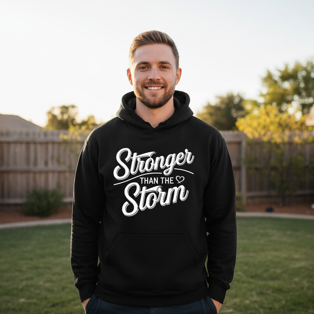 Stronger than the storm Premium Pullover Hoodie