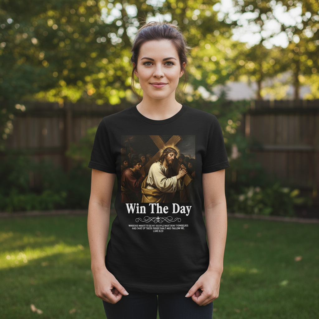Win the day Premium Crewneck T-shirt
