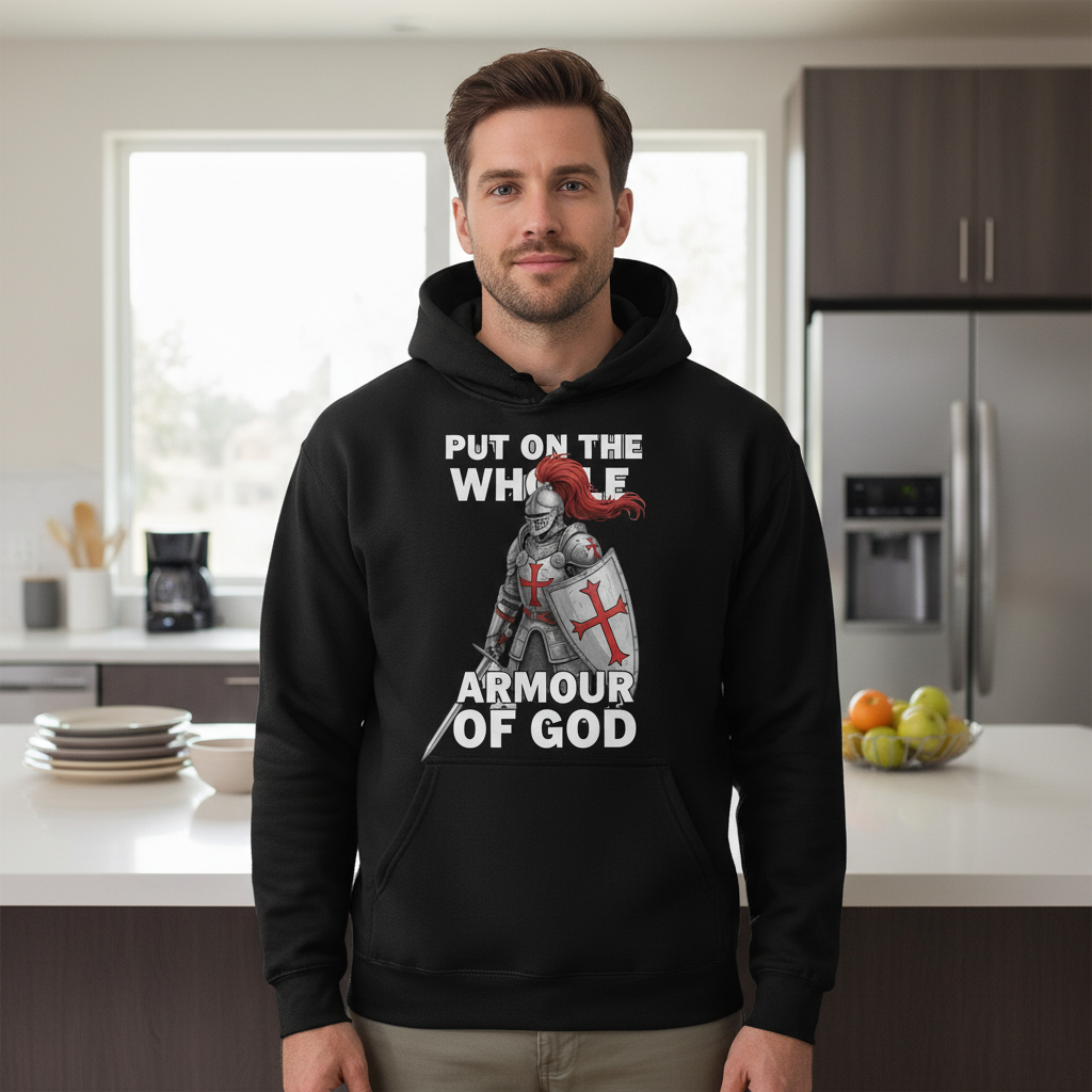 Put on the whole armour of God Premium Pullover Hoodie