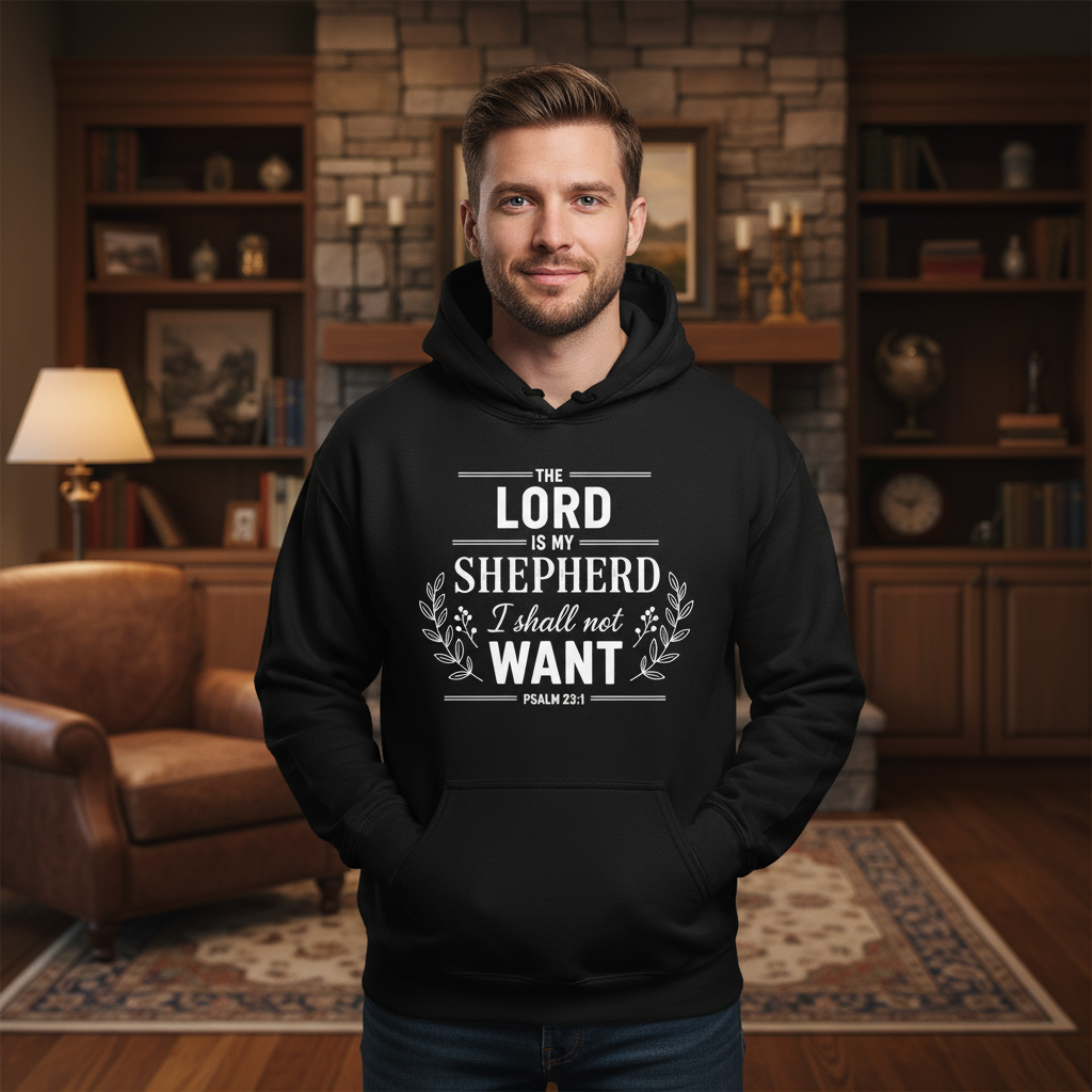 The lord is my shepherd I shall not want Premium Pullover Hoodie