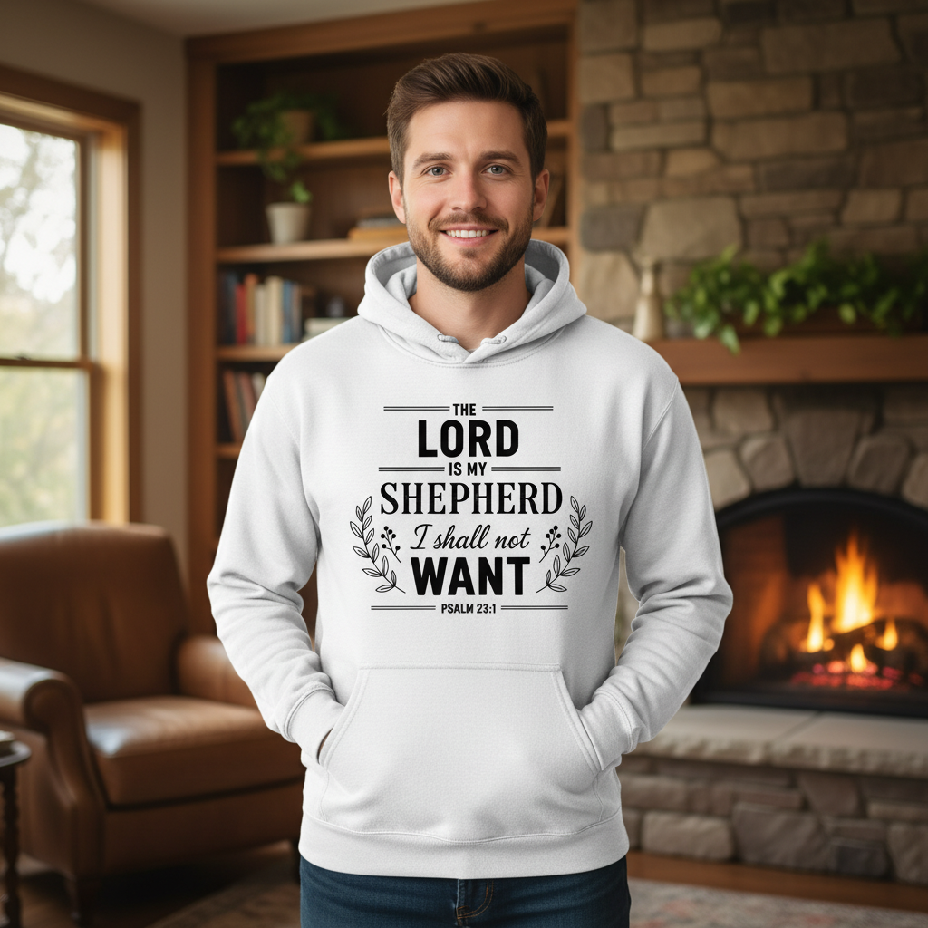 The lord is my shepherd I shall not want Premium Pullover Hoodie