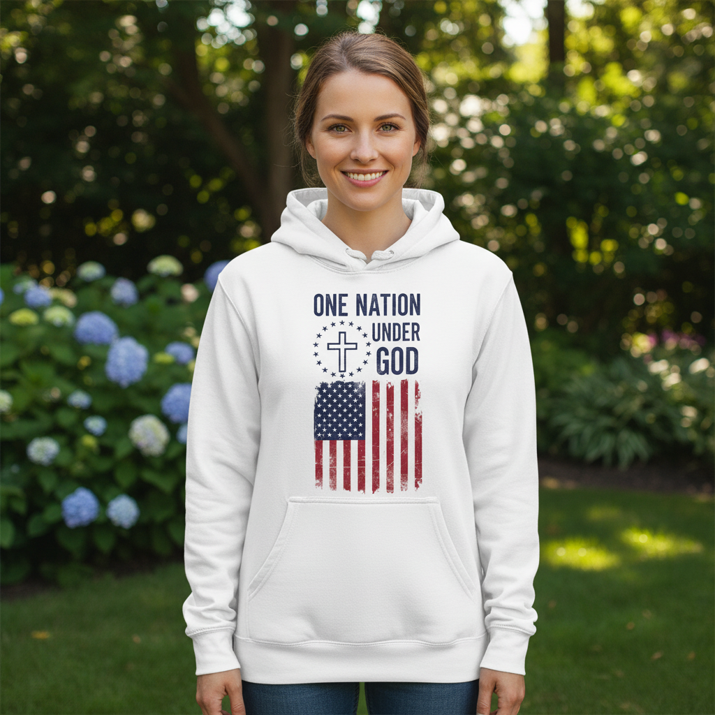 One nation under God Premium Pullover Hoodie