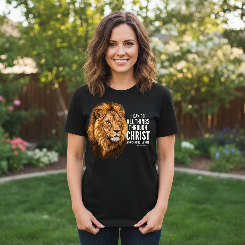 I can do all things though Christ Premium Crewneck T-shirt