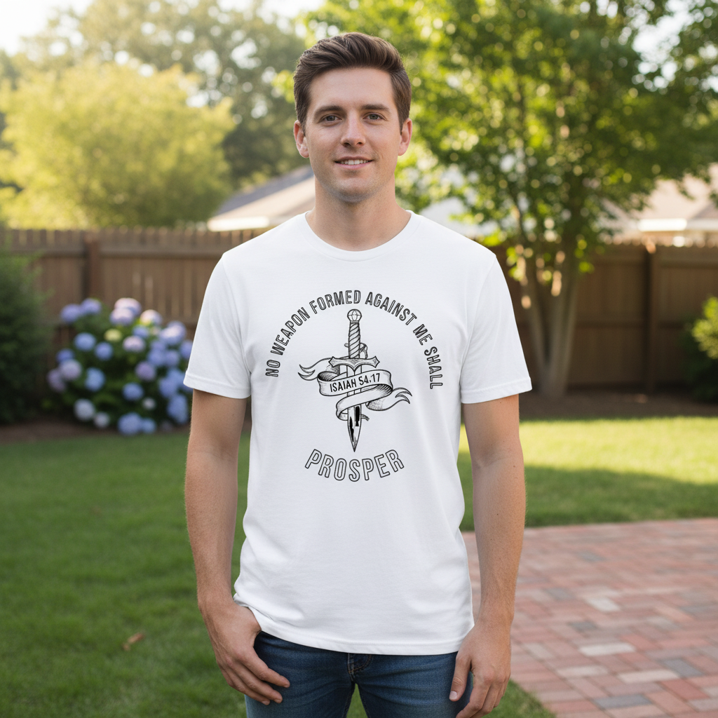 No weapon formed against me shall prosper Premium Crewneck T-shirt