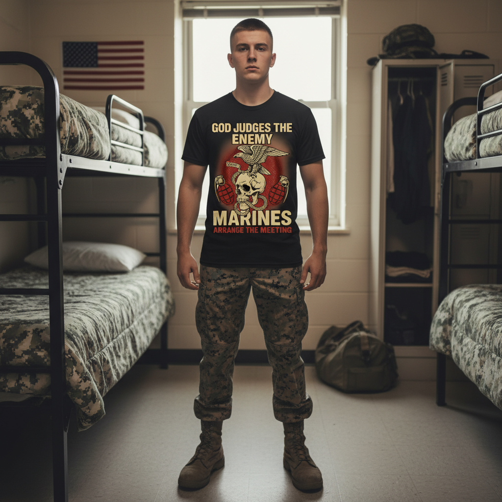 God judges the enemy Premium Crewneck T-shirt